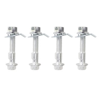 TRQ® - Front and Rear Alignment Camber Bolt Kit