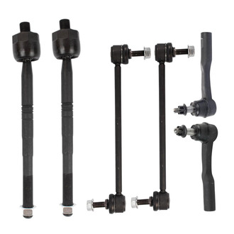 TRQ® - Front Steering Tie Rods and Suspension Kit