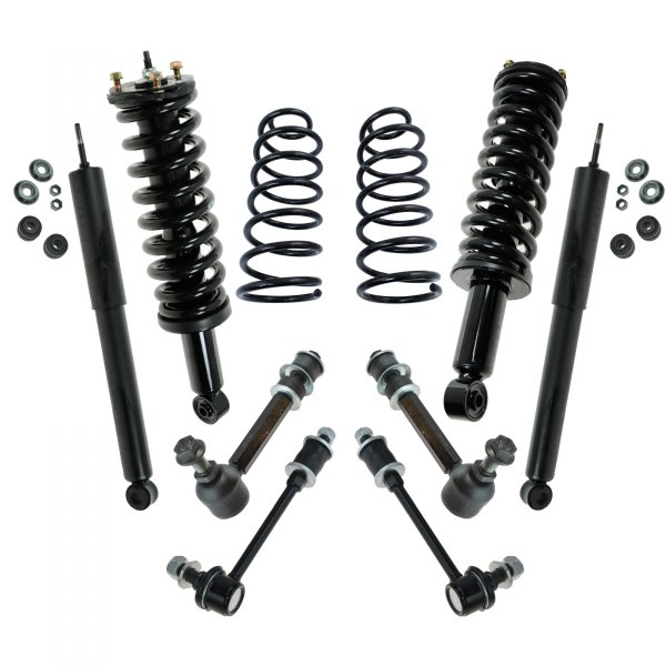 TRQ® - Front and Rear Control Arm and Suspension Kit 