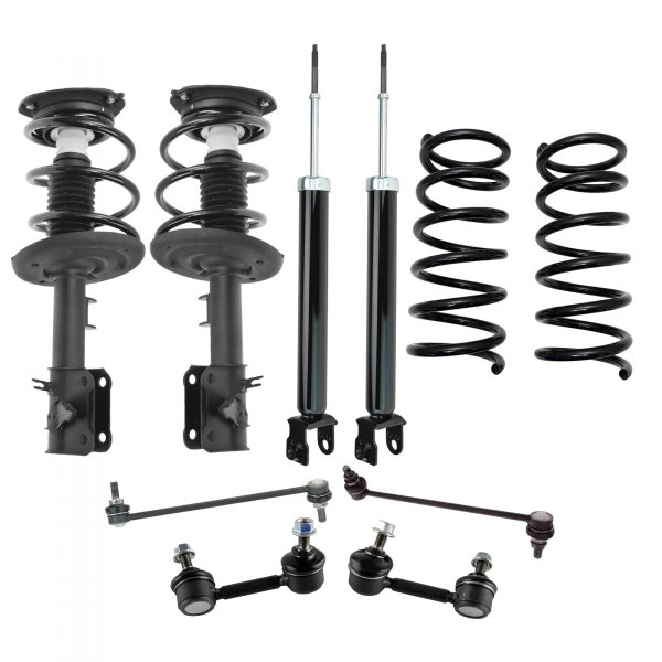 TRQ® - Front and Rear Control Arm and Suspension Kit