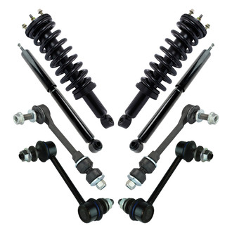 TRQ® - Front and Rear Shock Absorber and Suspension Kit