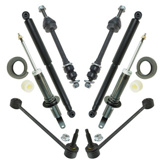 TRQ® - Front and Rear Shock Absorber and Suspension Kit