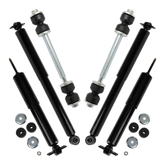 TRQ® - Front and Rear Shock Absorber and Suspension Kit