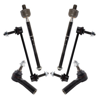 TRQ® - Front Steering Tie Rods and Suspension Kit