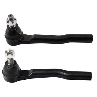 TRQ® - Front Driver and Passenger Side Outer Steering Tie Rod End Kit
