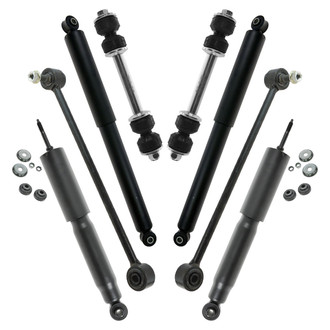 TRQ® - Front and Rear Shock Absorber and Suspension Kit
