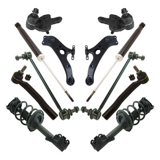 TRQ® - Front and Rear Control Arm and Suspension Kit