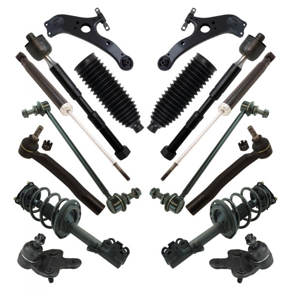 TRQ® - Front and Rear Control Arm and Suspension Kit 