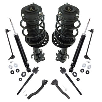 TRQ® - Front and Rear Shock Absorber and Suspension Kit
