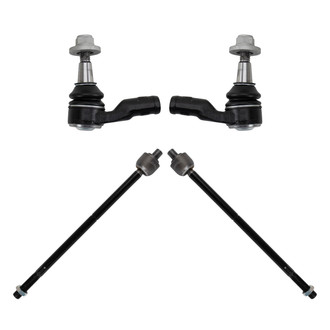 TRQ® - Front Inner and Outer Steering Tie Rod End Kit