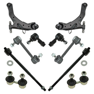 TRQ® - Front and Rear Control Arm and Suspension Kit