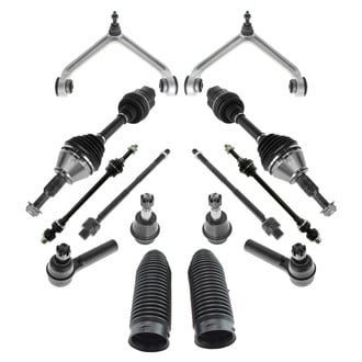 TRQ® - Front Steering Tie Rods and Suspension Kit