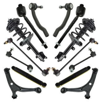 TRQ® - Front and Rear Control Arm and Suspension Kit