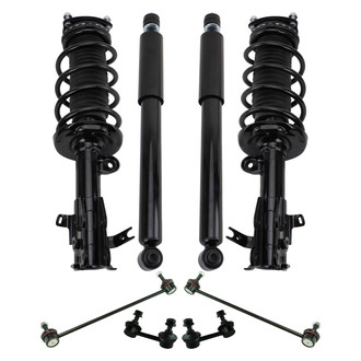 TRQ® - Front and Rear Shock Absorber and Suspension Kit