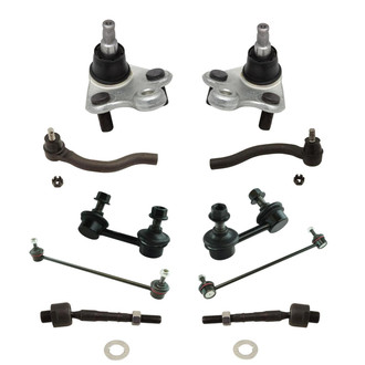 TRQ® - Front and Rear Ball Joint and Suspension Kit