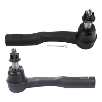 TRQ® - Front Driver and Passenger Side Outer Steering Tie Rod End Kit