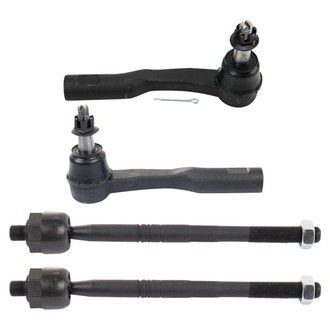 TRQ® - Front Inner and Outer Steering Tie Rod End Kit