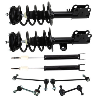 TRQ® - Front and Rear Shock Absorber and Suspension Kit