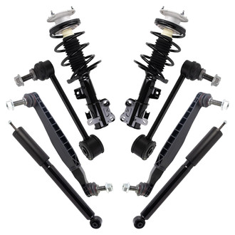 TRQ® - Front and Rear Shock Absorber and Suspension Kit