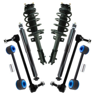 TRQ® - Front and Rear Shock Absorber and Suspension Kit