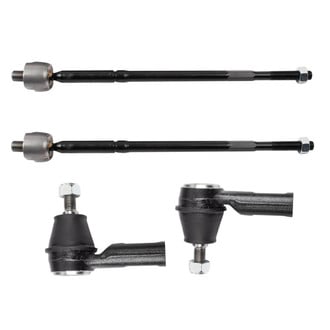 TRQ® - Front Inner and Outer Steering Tie Rod End Kit