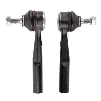 TRQ® - Front Driver and Passenger Side Outer 2-Piece Tie Rod Set