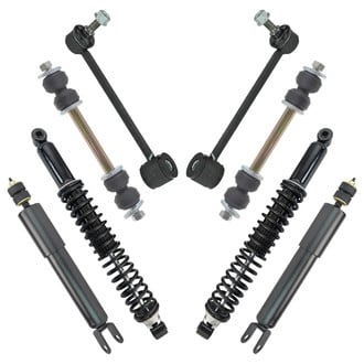 TRQ® - Front and Rear Shock Absorber and Suspension Kit