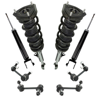 TRQ® - Front and Rear Shock Absorber and Suspension Kit
