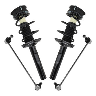 TRQ® - Front Driver and Passenger Side Shock Absorber and Suspension Kit