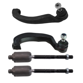 TRQ® - Front Inner and Outer Steering Tie Rod End Kit