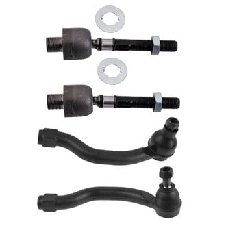 TRQ® - Front Inner and Outer Steering Tie Rod End Kit