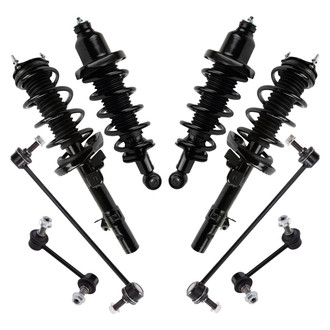 TRQ® - Front and Rear Shock Absorber and Suspension Kit
