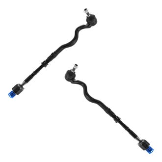TRQ® - Front Driver and Passenger Side Inner and Outer Steering Tie Rod End Kit