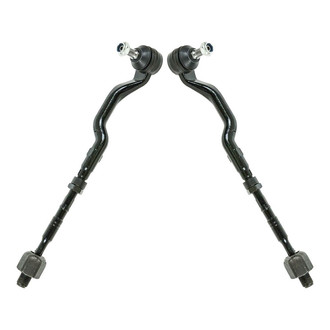 TRQ® - Front Driver and Passenger Side Inner and Outer Steering Tie Rod End Kit