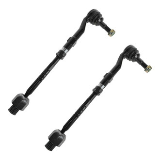 TRQ® - Front Driver and Passenger Side Inner and Outer Steering Tie Rod End Kit