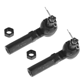 TRQ® - Front Driver and Passenger Side Outer Steering Tie Rod End Kit