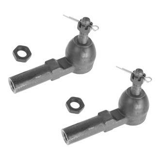 TRQ® - Front Driver and Passenger Side Outer Steering Tie Rod End Kit