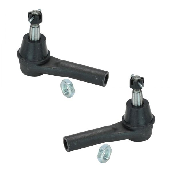 TRQ® - Front Driver and Passenger Side Outer Steering Tie Rod End Kit