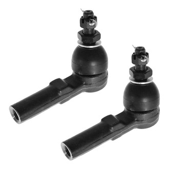 TRQ® - Front Driver and Passenger Side Outer Steering Tie Rod End Kit