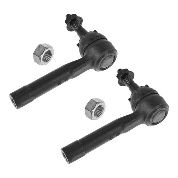 TRQ® - Front Driver and Passenger Side Outer Steering Tie Rod End Kit