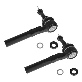 TRQ® - Front Driver and Passenger Side Outer Steering Tie Rod End Kit