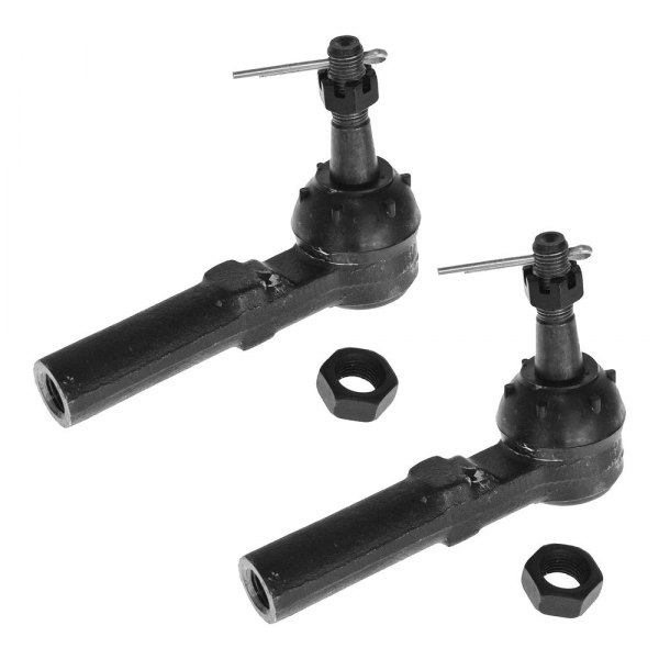 TRQ® - Front Driver and Passenger Side Outer Steering Tie Rod End Kit