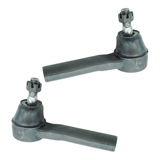 TRQ® - Front Driver and Passenger Side Outer Steering Tie Rod End Kit
