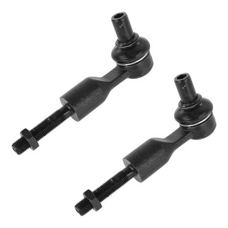 TRQ® - Front Driver and Passenger Side Outer Steering Tie Rod End Kit