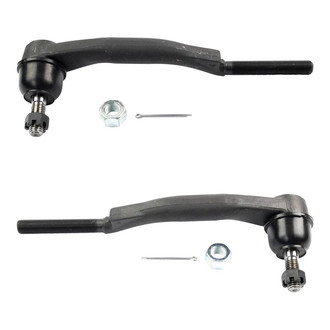 TRQ® - Front Driver and Passenger Side Outer Steering Tie Rod End Kit