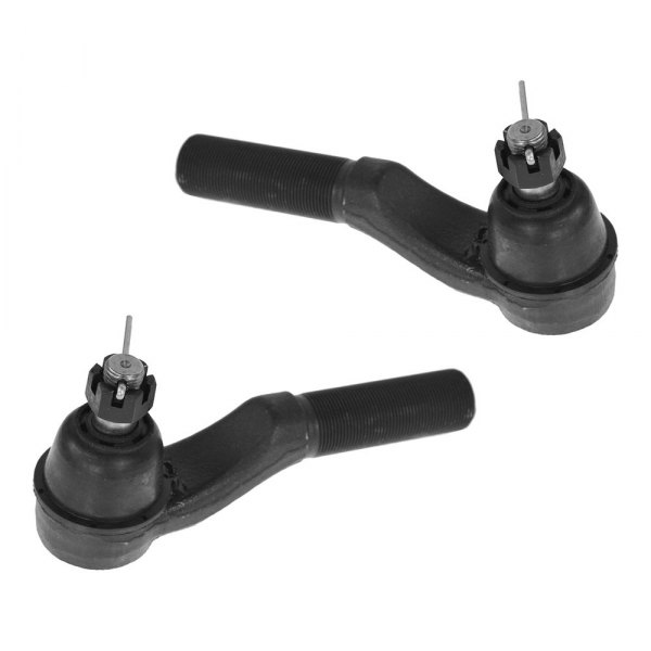 TRQ® - Front Driver and Passenger Side Outer Steering Tie Rod End Kit