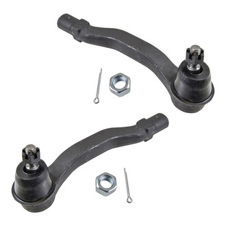 TRQ® - Front Driver and Passenger Side Outer Steering Tie Rod End Kit