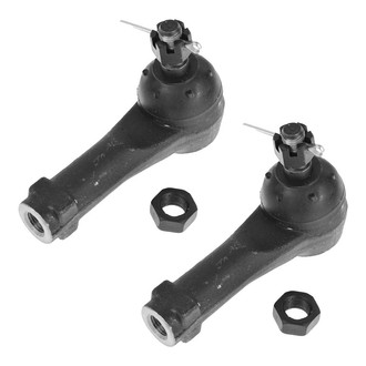 TRQ® - Front Driver and Passenger Side Outer Steering Tie Rod End Kit