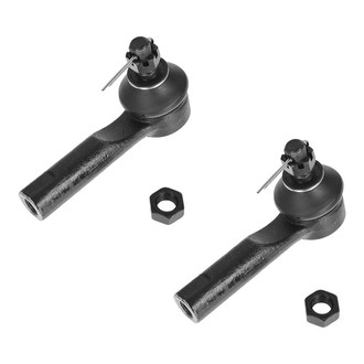 TRQ® - Front Driver and Passenger Side Outer Steering Tie Rod End Kit
