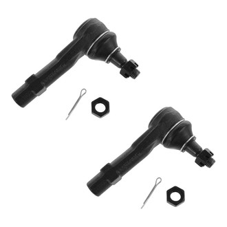TRQ® - Front Driver and Passenger Side Outer Steering Tie Rod End Kit